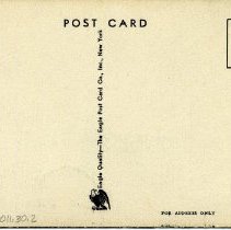 back of postcard