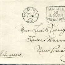 Letter from Robert Kramer to Lucile Madeline Koenig