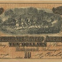 $10 Reproduction Confederate Note
