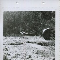 1955 photograph of flood damages