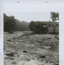 1955 photograph of flood damages