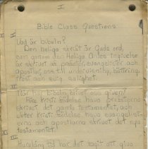 Swedish Bible Class Homework