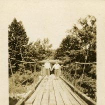 Two Boys on a Bridge
