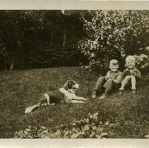 Two Boys and a Dog