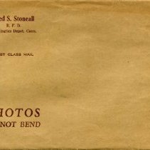 Fred S. Stoneall's Envelope