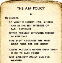 The A&P Policy
