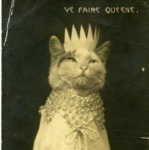 Ye Faire Queene Postcard - front