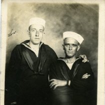 Photograph of Louis Leslie Randall as sailor in WWI