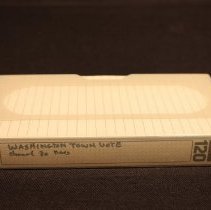 Washington Town Meeting/Vote