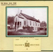 1941 Season's Greetings Calendar from the Rexall Drug Store