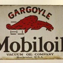 Woodruff's Garage Mobiloil Sign, left side