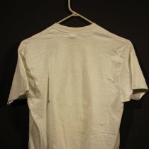 pipe line white t shirt - back side