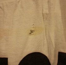 pipe line white t shirt - damage