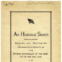 An Historical Sketch