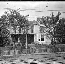 Unidentified House & Railroad Tracks