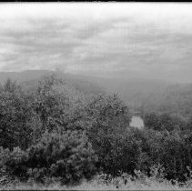 Distant View of Rock and River from Steep Rock
