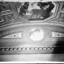 The Book; detail of a ceiling mural by H. Siddons Mowbray
