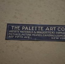 Chief Waramaug at Lake Waramuag - Label