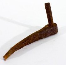 Iron Hinge & Pin - pin full view