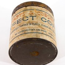 Watts & Cogswell coffee can - Bottom angle