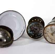 Metal coffee pot - Bottom, unassembled