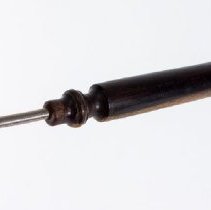 Button hook with wooden handle -  Wooden handle