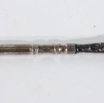 Button hook with silver handle - Full