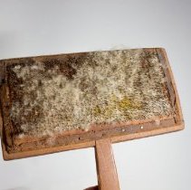 Three pair of carding combs - Inside, close up