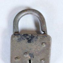 Miller key padlock - Back