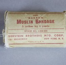 Muslin bandage - Front label