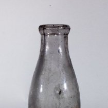 M. A. Smith glass milk bottle - Back
