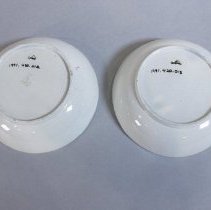 Tea Service Pieces -  Shallow bowls, bottoms