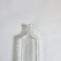 Clear Glass Medicine Bottle - Front
