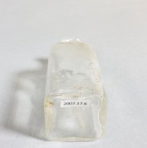Clear Glass Medicine Bottle - Bottom