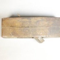 wood plane - overhead cracked side