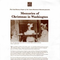 Memories of Christmas in Washington - page 1