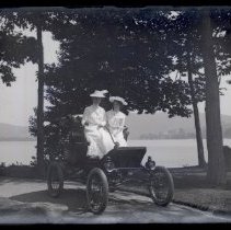 Ladies in Car at Lake Waramaug