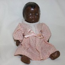 Child's Doll - seated - ''Nettie'' named for Ella Williams' classmate