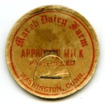 Marsh Dairy Milk Bottle Cap
