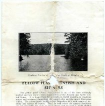 Waramaug Bass Hatchery Brochure - front