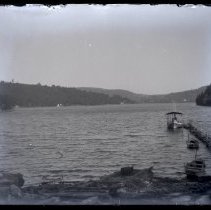 Lake Waramaug Boat Dock to the Left