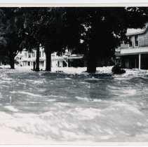 Main St. in Washington Depot during the Flood of 1955