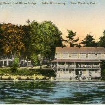 Loomarwick Bathing Beach and Shore Lodge, Lake Waramaug, New Preston, Conn.