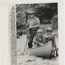 Sen. Abraham Ribicoff on Shapaug River