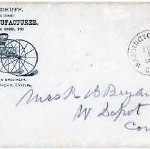Envelope From H.W. Woodruff Carriage Manufacturer, 1889
