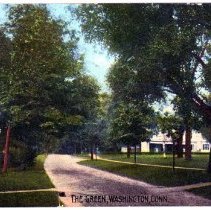 Postcard of The Green, Washington, CT, Front