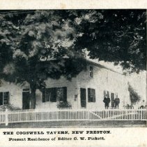 The Cogswell Tavern, New Preston. Present Residence of Editor C.W. Pickett