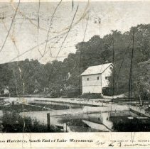 The Blakeslee Bass Hatchery, South End of Lake Waramaug.