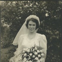 Marion (Richmond) Steinmann in Wedding Dress