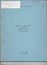 Report to the Common Council August 22, 1968